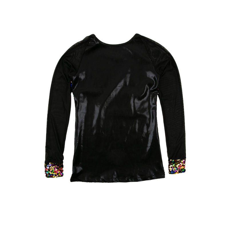 Alexandra Collection Kids Sequin Baseball Top