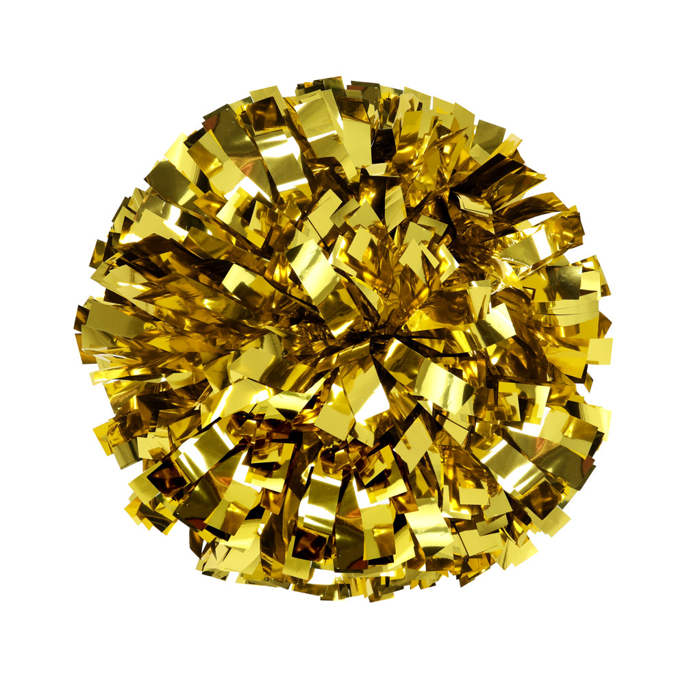 Just For Kix 6" Solid Metallic Pom – High-Energy, Lightweight Cheer & Dance Pom (Sold Individually)