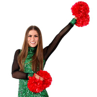 Just For Kix 4″ Vinyl Pom – High-Energy, Lightweight Cheer & Dance Pom (Sold Individually)