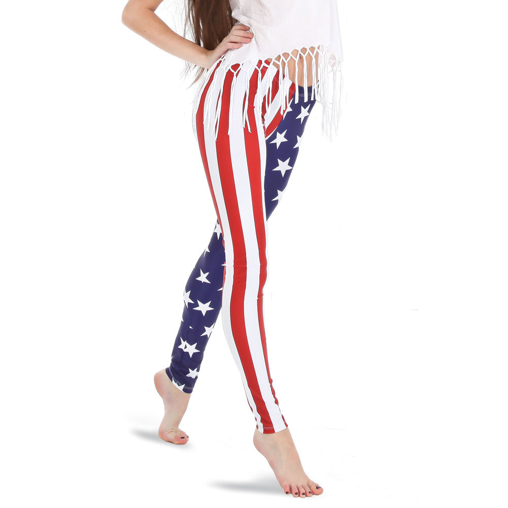 Alexandra American Flag Leggings