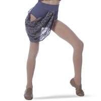 Youth High Waist Brief with Drape Side Skirt