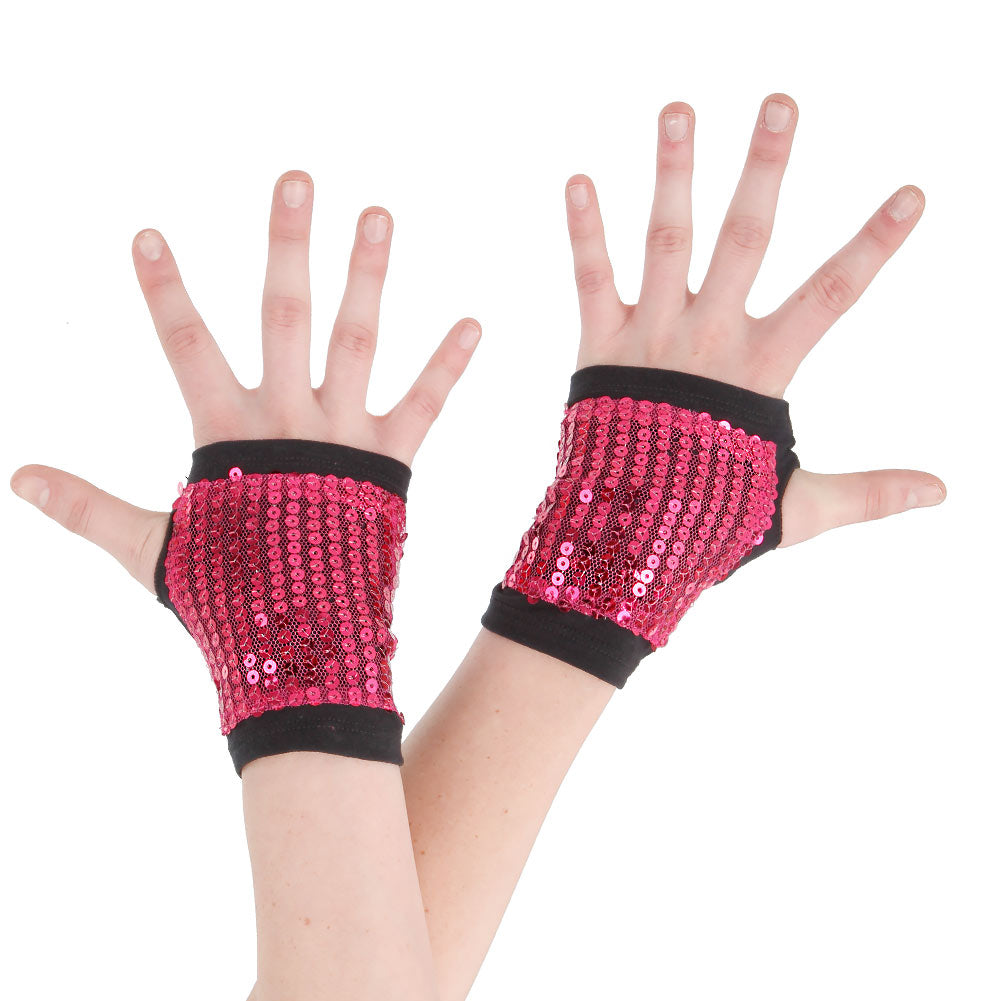 Alexandra Sequin Hand Gauntlets