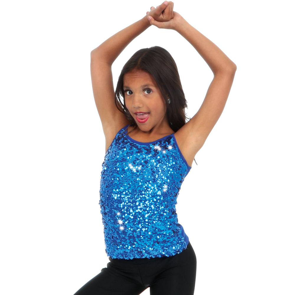 Alexandra Youth Sequin Camisole Tank