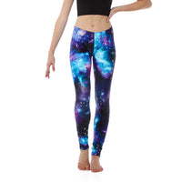 Youth Blue Galaxy Legging