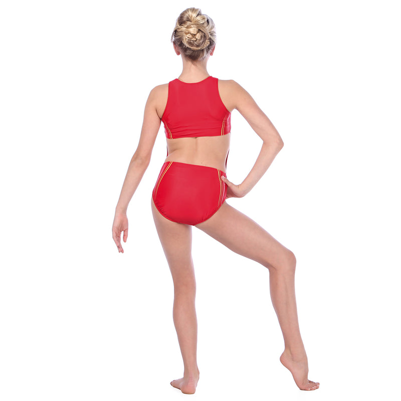 Lifeguard Zipper Front Leotard