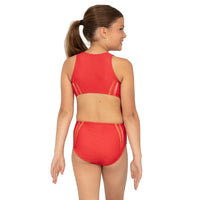 Youth Lifeguard Zipper Front Leotard