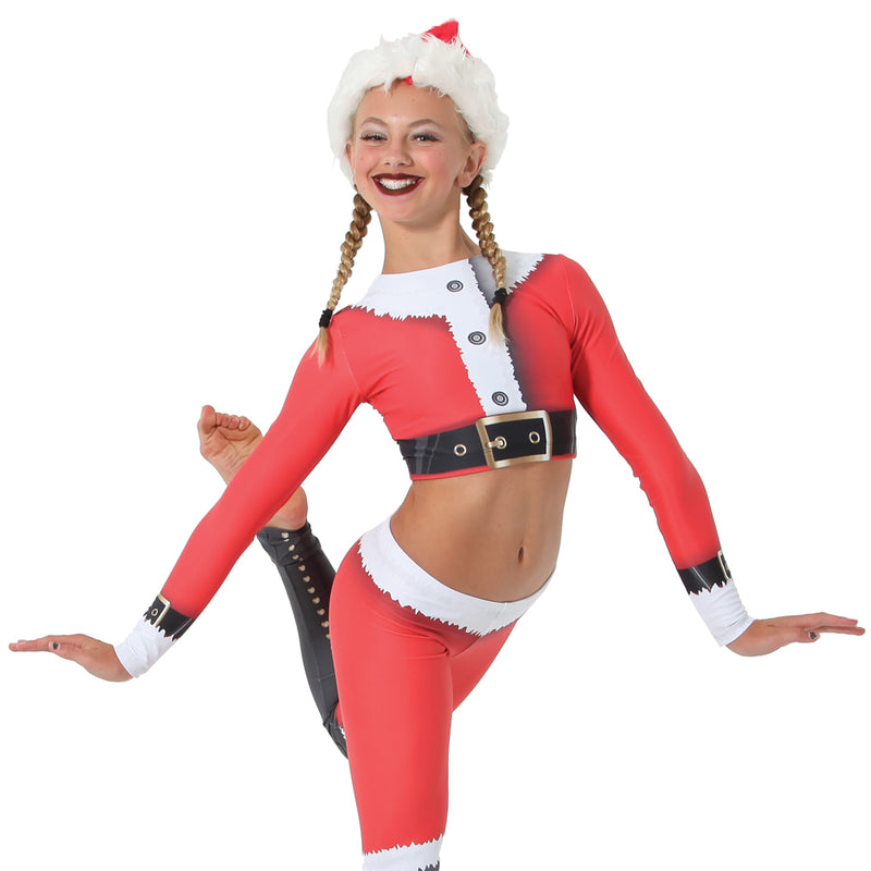 Santa Crop Top