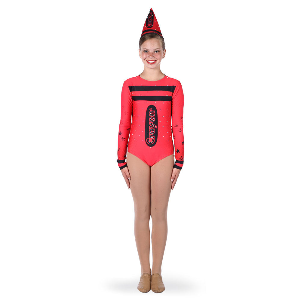 Crayon Long Sleeve Leotard