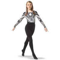 Youth Deco Long Sleeve Leotard