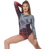 Punk Rock Princess Long Sleeve Leotard