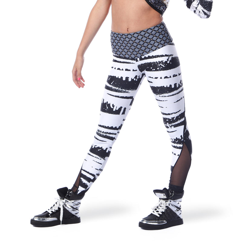 Graffiti Queen Merrow Mesh Panel Legging