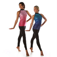 Youth Sequin Ombre Mockneck Tunic