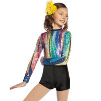 Color the Rainbow Biketard