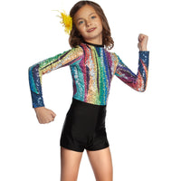 Color the Rainbow Biketard