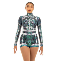 Matrix Snakeskin Foil Biketard