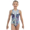 Youth Galaxy Princess Zipper Front Leotard