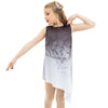 Youth Ombre Asymmetrical Overdress