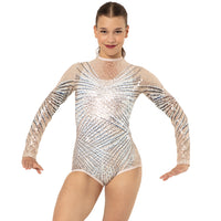 Starburst Geometric Sequin Leotard
