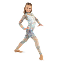 Youth Floral Mesh Unitard