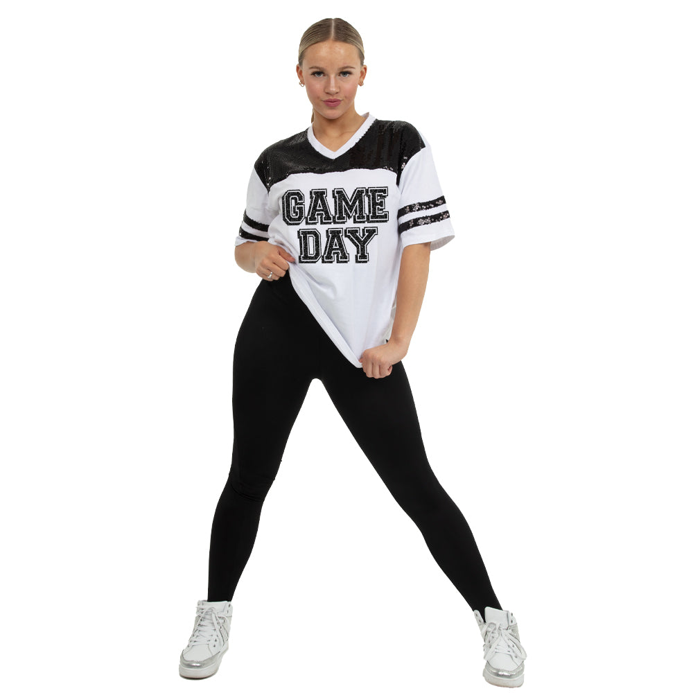 Youth Game Day Sequin Jersey TShirt