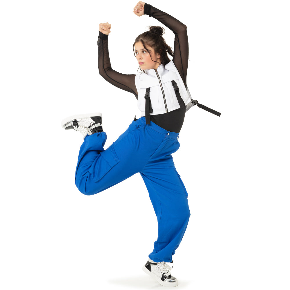 Cargo Parachute Wide Leg Cinched Pants