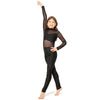 Youth Long Sleeve Mesh Unitard