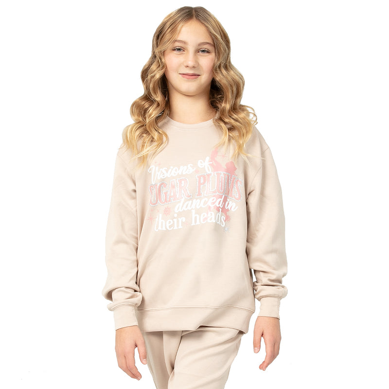 Sugar plums danced in their head Holiday Crewneck sweater