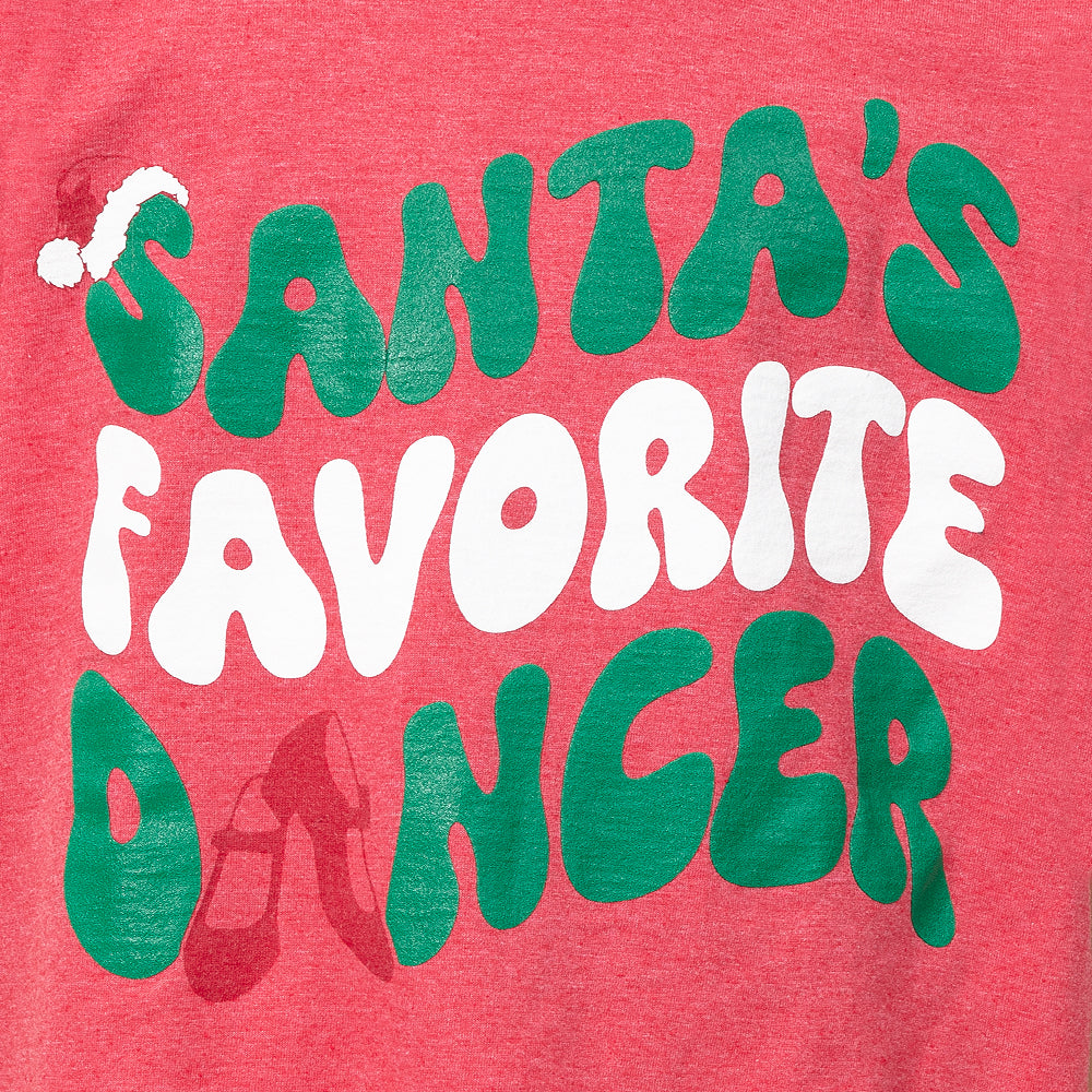 Youth Santa's Favorite Dancer Tshirt