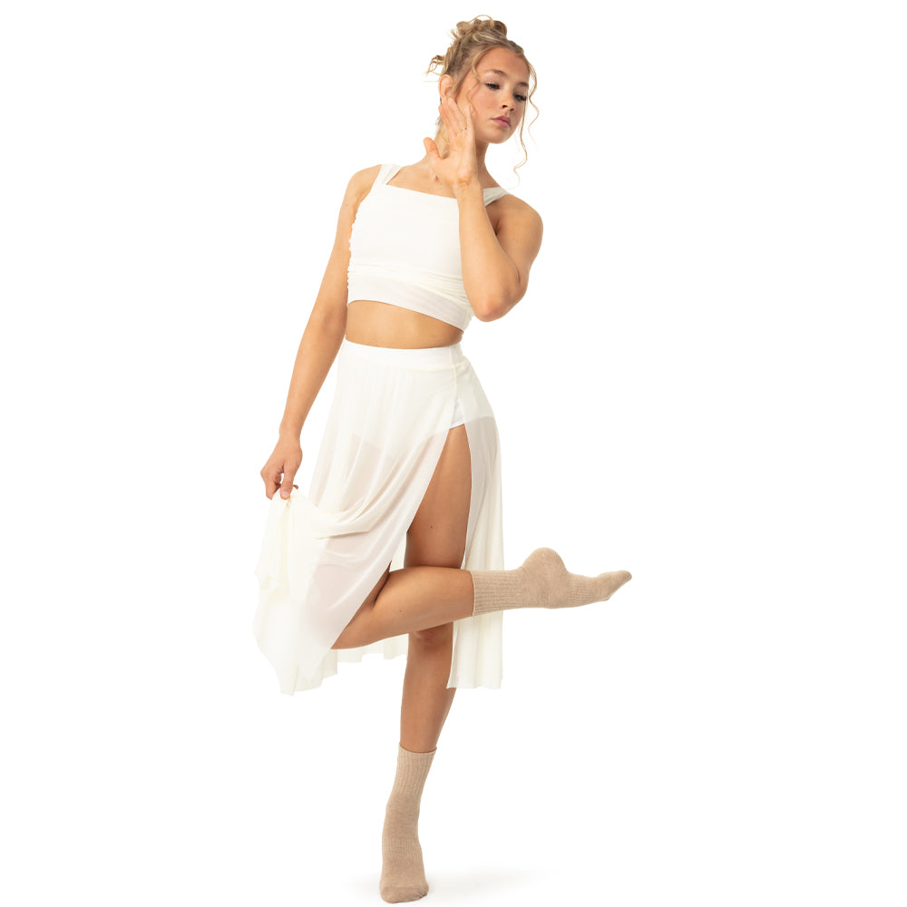 Midi Mesh Skirt