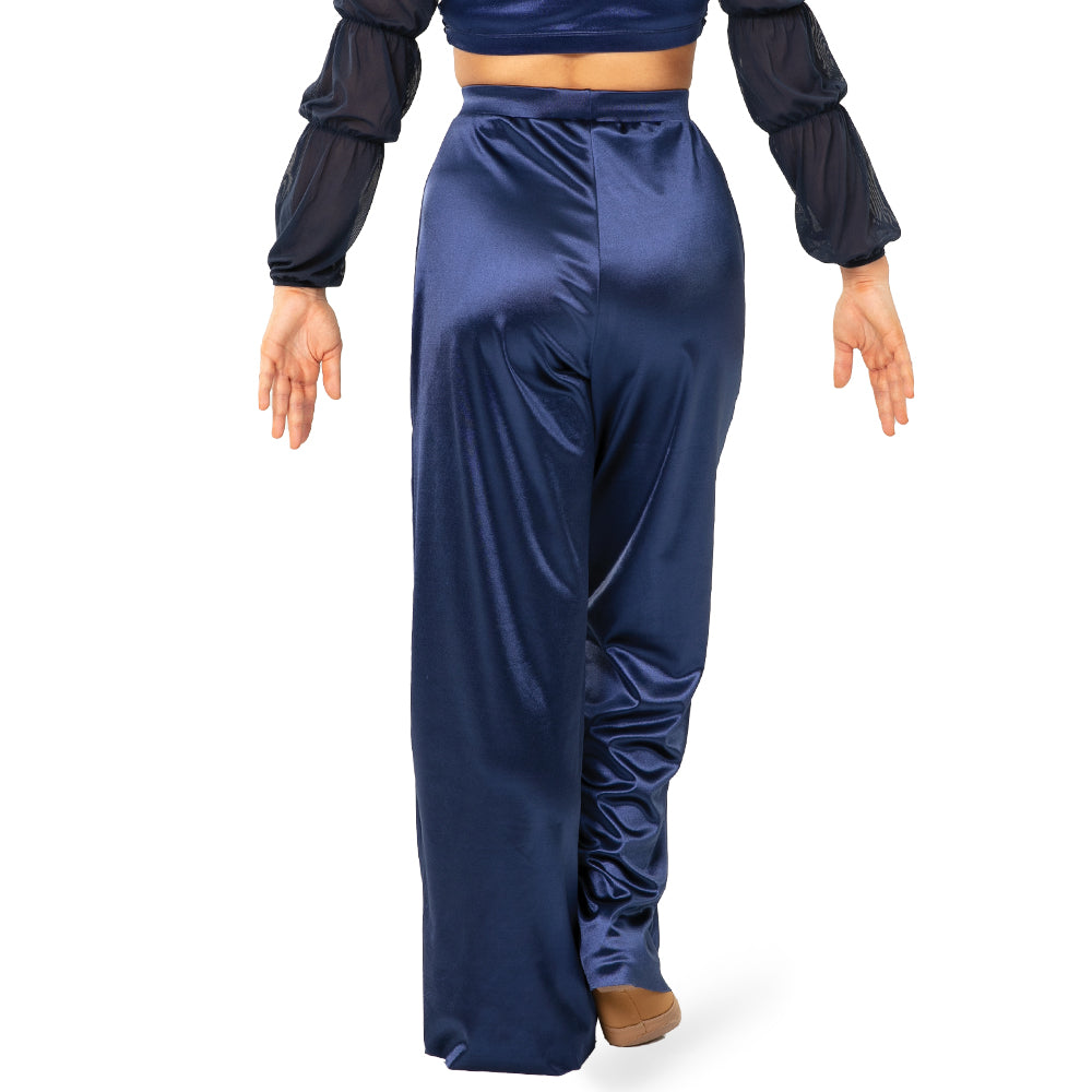 Youth Satin Lux Wide Leg Pant