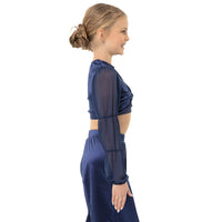 Youth Billow Sleeve Twist Midi Top