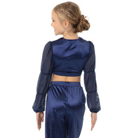 Youth Billow Sleeve Twist Midi Top