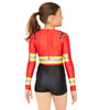 Youth Firefighter Long Sleeve Biketard