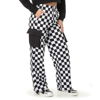 Youth Checkered Wide Leg Pant