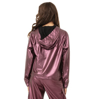 Chrome Ripstop Hooded Windbreaker