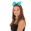 Large Rhinestone Bow with Contrast Trim