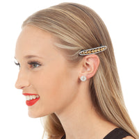 Colorado Topaz Rhinestone Hair Clip