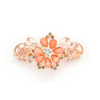 Rhinestone Flower Clip