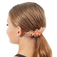 Rhinestone Flower Clip