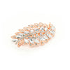 Feather Rhinestone Clip