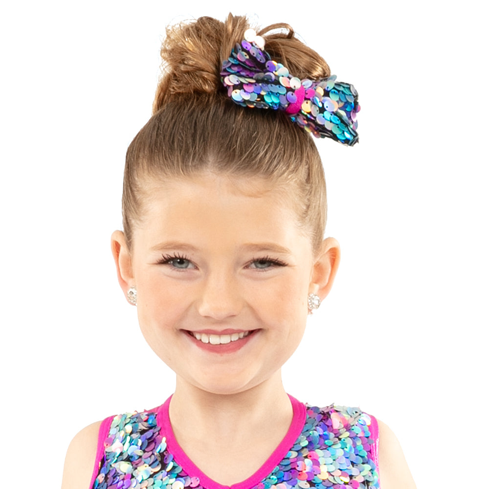 Multi Sequin Bow