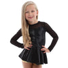 Youth Sweetheart Peplum Long Sleeve Top