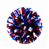 Three-Color Metallic Cheerleading Pom Poms