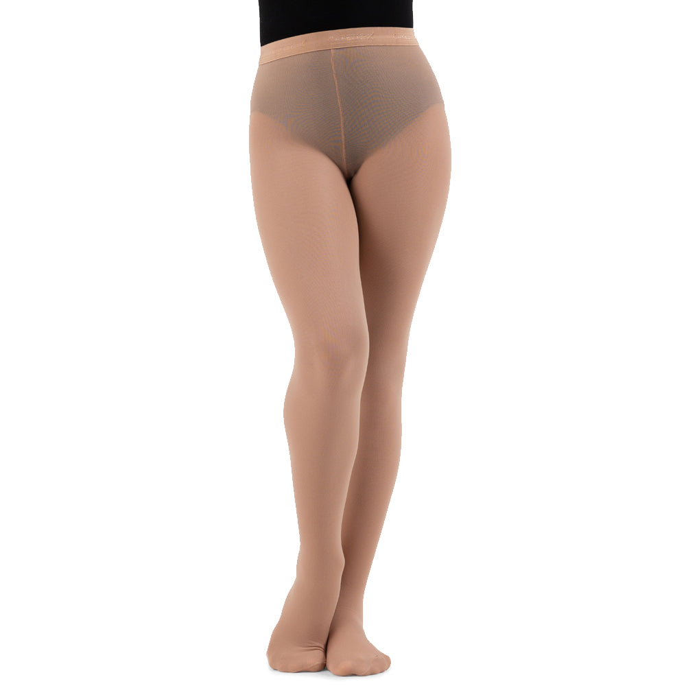 Capezio Hold and Stretch Footed Tight- Youth