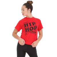 RED HIP HOP CREW SHIRT