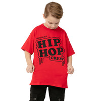 RED HIP HOP CREW SHIRT