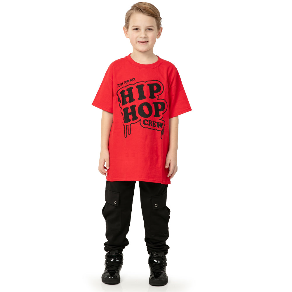 RED HIP HOP CREW SHIRT