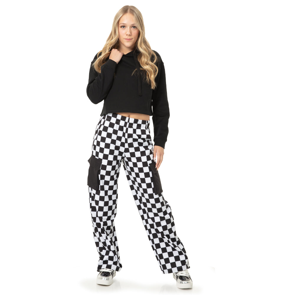 Fleece Crop Hoodie