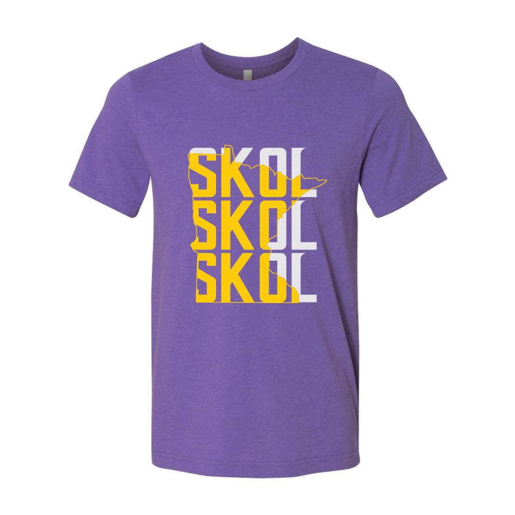 SKOL T-Shirt for Minnesota Football Fans | Purple Game Day Graphic Tee